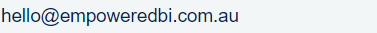 email-address-empowered bi